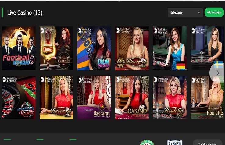 Live Casino Spiele
