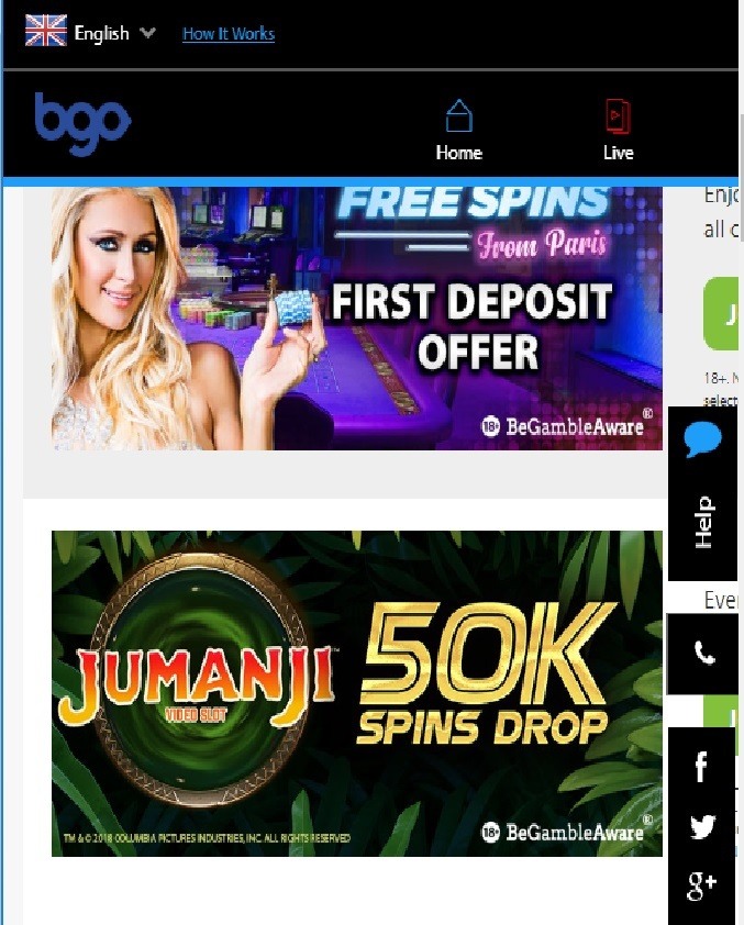 Casino bgo mit Boni und anderen Angeboten