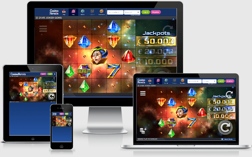 Das Mobile Spiele Angebot von Heroes Casino