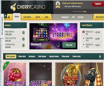 Cherry Online Casino Testbericht