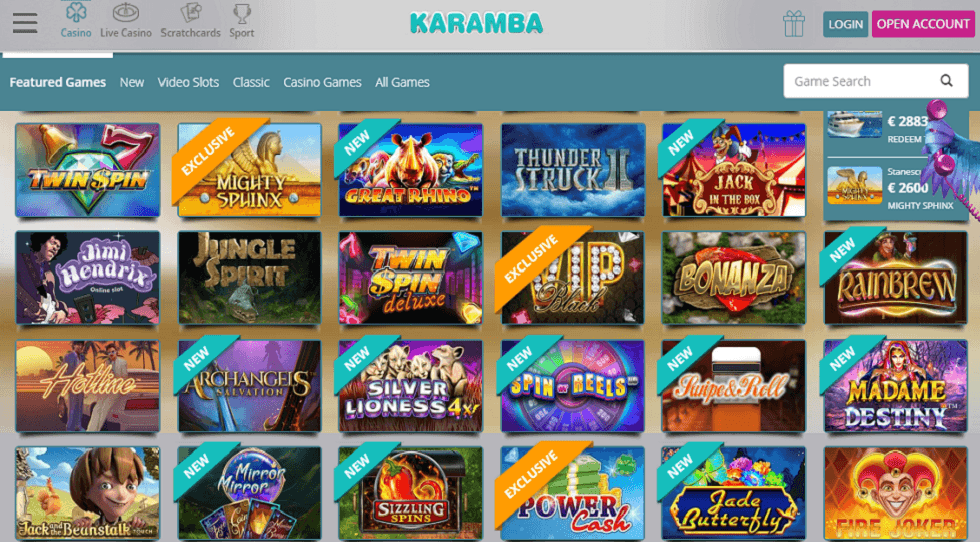 Das Spielangebot: Hier lassen Casino Klassiker grüßen