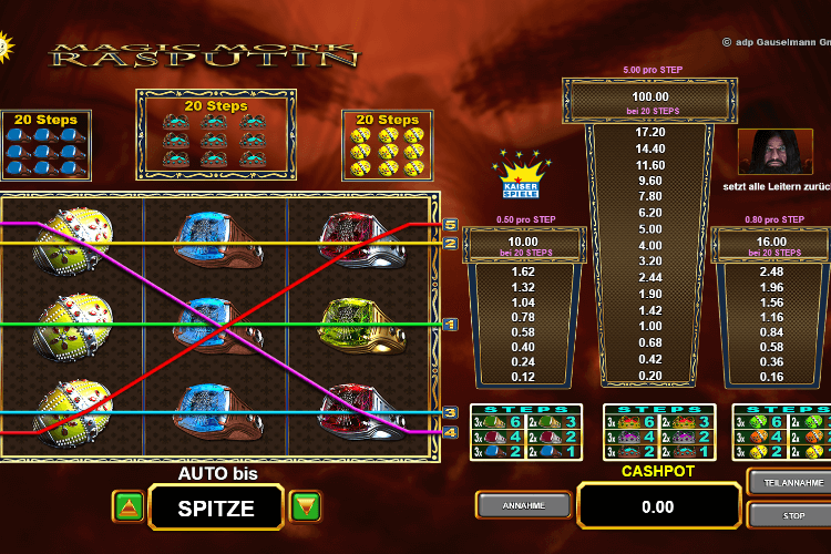 Magic Monk Rasputin kostenlos spielen