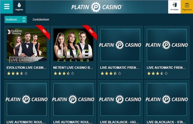 Das Live Casino