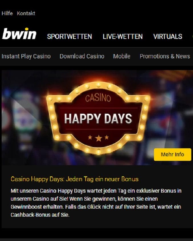 Bonus und Promotionen