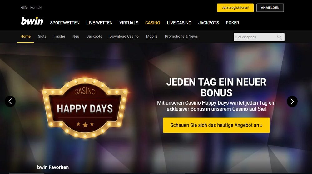 Informationen zum online Casino Bwin